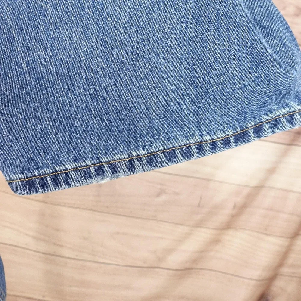 Levis 550 Jeans Mens 50x27 (52x28) Blue Medium Wash Relaxed Tapered Denim Pants
